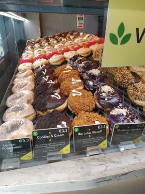 Several vegan options at The Rolling Donut - O'Connell St Kiosk in Dublin