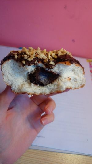 Vegan Ferrero Rocher at The Rolling Donut - O'Connell St Kiosk in Dublin