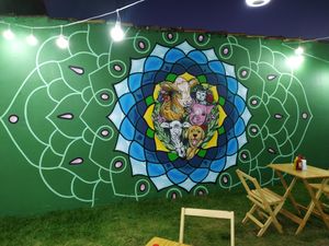 Animal Mandala. at Vizu Veg - Food Truck in Sorocaba