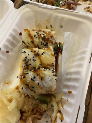 Naruto roll at Naughty Panda in Santa Ana