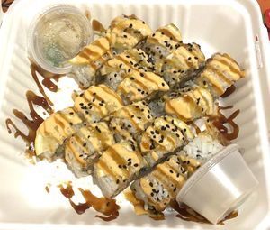 Naruto  roll (two orders)  at Naughty Panda in Santa Ana