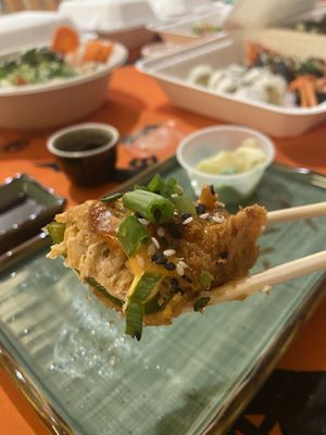 Tempura poppers  at Naughty Panda in Santa Ana