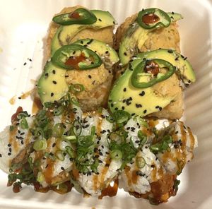 Rengoku onigiri  at Naughty Panda in Santa Ana