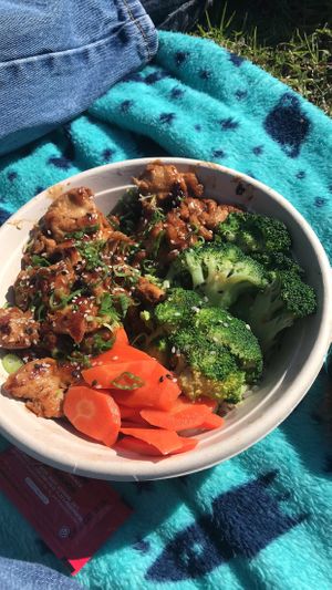 Teriyaki chicken  at Naughty Panda in Santa Ana