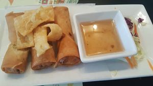 Spring rolls at Thai Kitchen by Saowanee in Port Orange