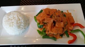 Curry with tofu (vegan) at Thai Kitchen by Saowanee in Port Orange