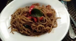 Pad ke mow (vegan) at Thai Kitchen by Saowanee in Port Orange