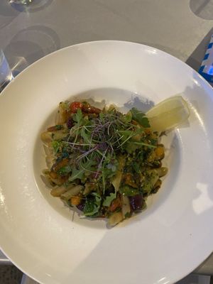 Pumpkin penne  at Dundee's in Cairns