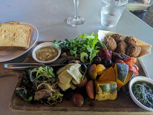 Vegan antipasto at Dundee's in Cairns