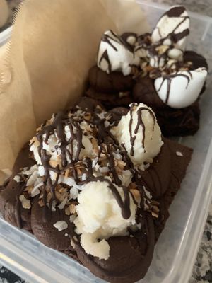 Vegan treats brownies  at Brewing Good Coffee Company in Savage