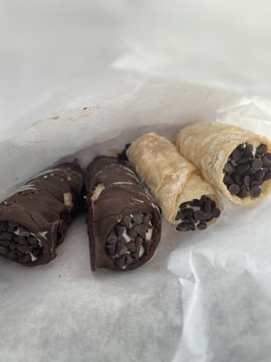 Chocolate cannolis   at Brewing Good Coffee Company in Savage