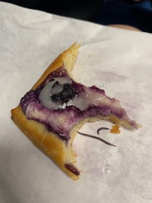 Blueberry cream cheez danish (couldn’t even hold back for a photo)  at Brewing Good Coffee Company in Savage