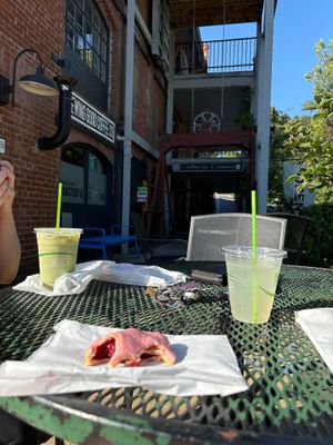 Beautiful outdoor space  at Brewing Good Coffee Company in Savage