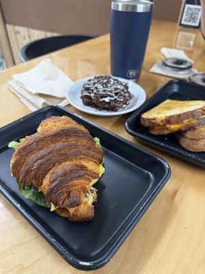 Breakfast croissant is GOAT  at Brewing Good Coffee Company in Savage