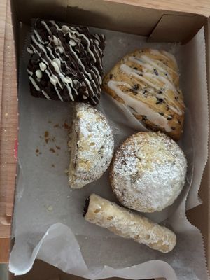 A sample of treats at Brewing Good Coffee Company in Savage