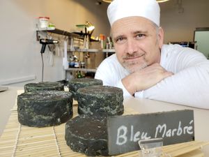 Bleu marbre at Cultured Creamery in Santa Monica