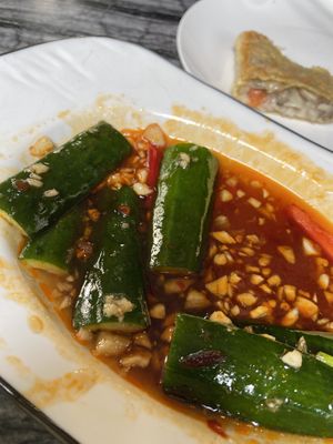 Cucumber (highlight)  #Veganuary at Madame Fu in Hong Kong Island