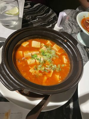 Impossible mapo tofu   at Madame Fu in Hong Kong Island