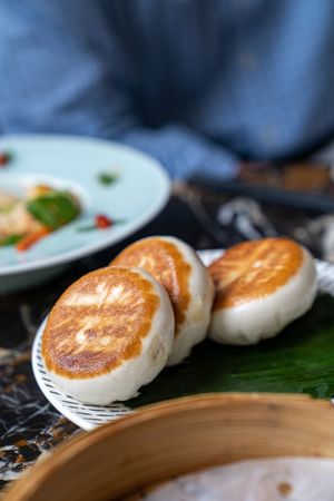 Impossible meat dim sum 😋 at Madame Fu in Hong Kong Island