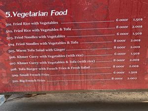   at Khmer Food Café - Food Stall in Kampot