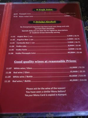  at Khmer Food Café - Food Stall in Kampot