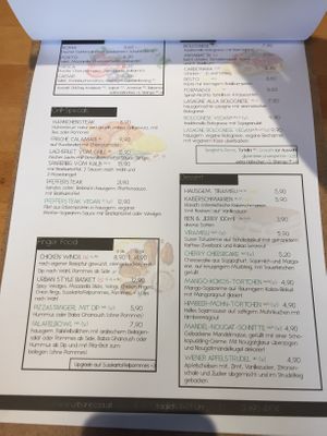Menu 2 at Urban Pizza in Vienna