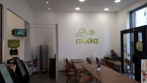 table at Ankka in Massy