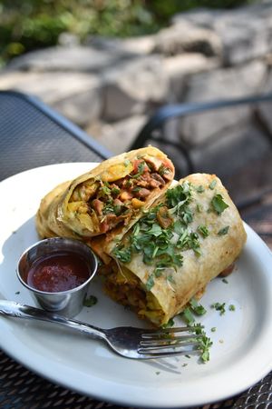 Breakfast Burrito at Bliss Cafe in San Luis Obispo