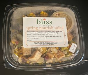 Yum salad!! 🥗   at Bliss Cafe in San Luis Obispo