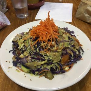 teriyaki bowl! at Bliss Cafe in San Luis Obispo