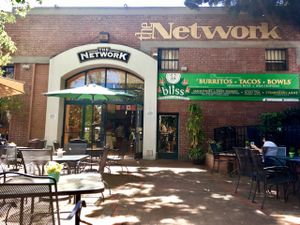 back patio of Bliss Café at Bliss Cafe in San Luis Obispo