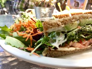 sunshine sandwich at Bliss Cafe in San Luis Obispo