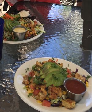 Good quality and filling salad bowls  at Bliss Cafe in San Luis Obispo
