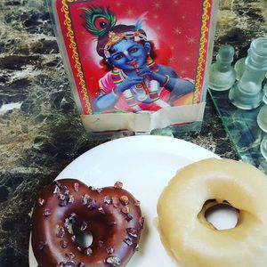 Vegan gltuen free doughnuts at Bliss Cafe in San Luis Obispo