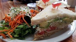 "Reuben" sandwich at Bliss Cafe in San Luis Obispo