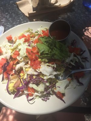 All day breakfast- very very good :) at Bliss Cafe in San Luis Obispo