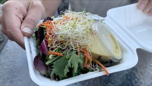 Side Salad at Bliss Cafe in San Luis Obispo