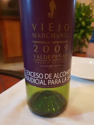 Incredible wine at Anacardos in Cartagena