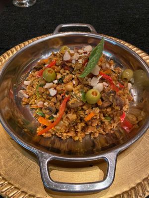 Paella at Anacardos in Cartagena