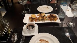 Vegetable tempura at Anacardos in Cartagena