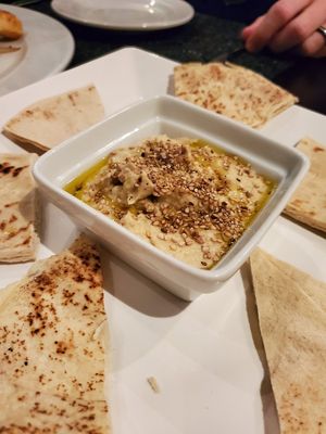 Hummus Platter at Anacardos in Cartagena