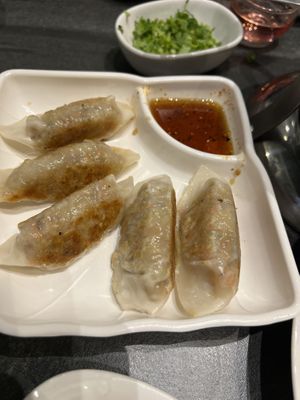 Fried dumplings   at Arashi Shabu-Shabu in Johor Bahru