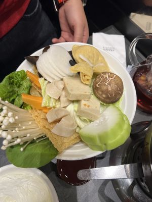 Seafood combo  at Arashi Shabu-Shabu in Johor Bahru