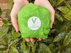 Here’s the packaging for our burgers. We’re really proud of how it turned out! ☺️ at Love n Peas  in Wolverhampton