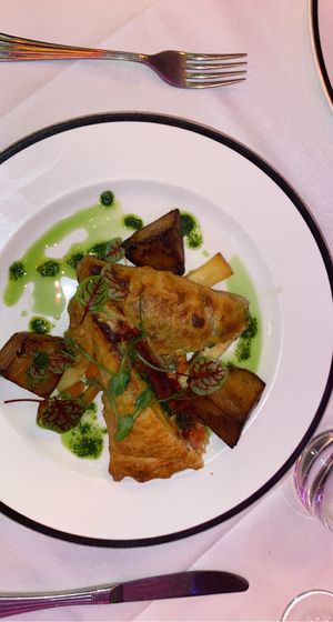 vegetable wellington  at The Georgian Tearoom The Dome in Edinburgh