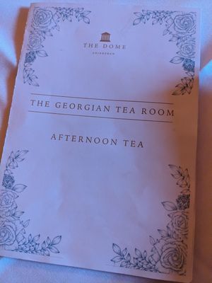  at The Georgian Tearoom The Dome in Edinburgh