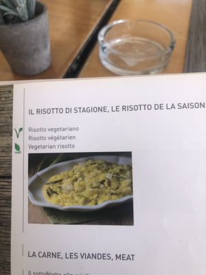 Vegan risotto  at Terra Madre in Nice