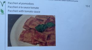 vegan pasta   at Terra Madre in Nice