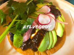 Avocado toastada at Little Rey in Atlanta