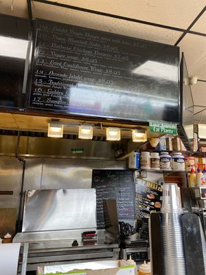 Their menus is all vegan at My Deli Gourmet in Bronx